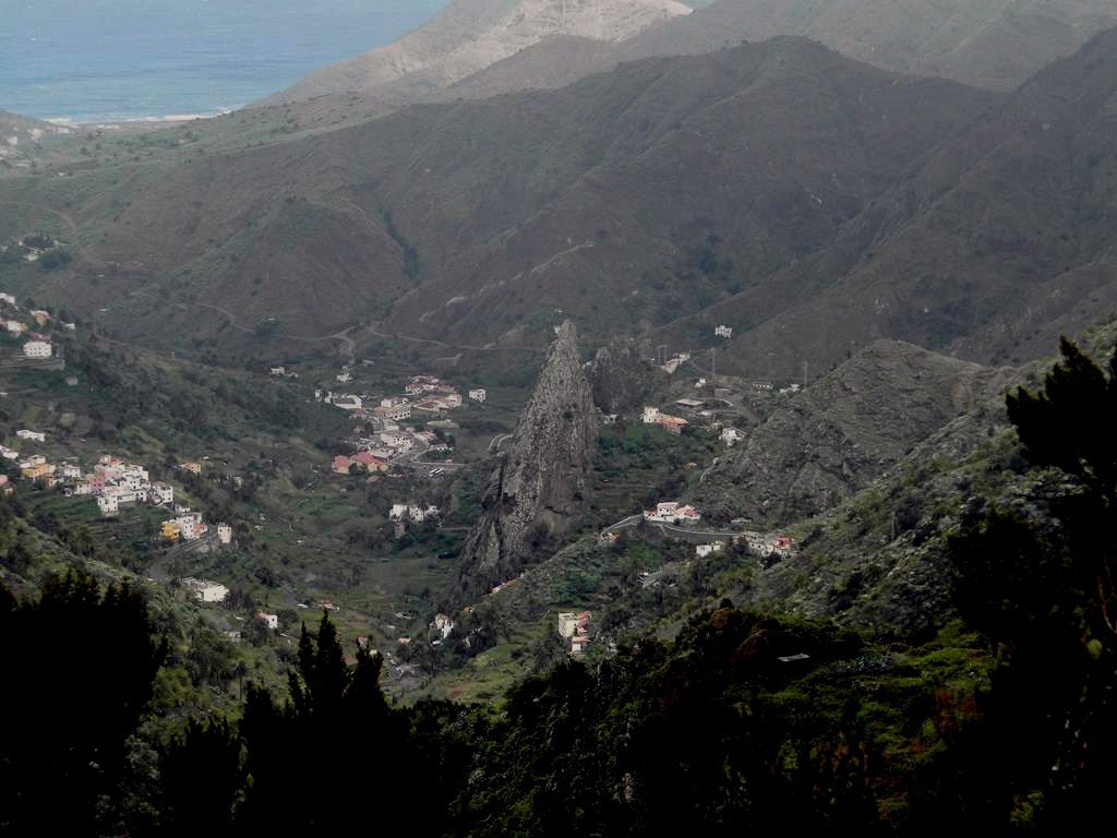 Wanderung vom Rocko de Agando, El Cercado, Hermigua